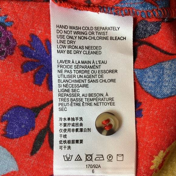 Maeve by Anthropologie Long Sleeve Multicolor Light Shirt - Picture 12 of 12